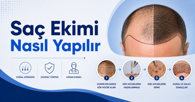 Saç ekimi nasıl yapılır ve aşamaları nelerdir